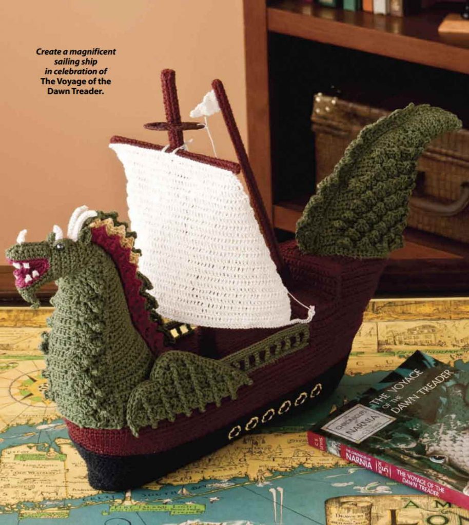 Free Crochet Pattern for a Dragon Ship