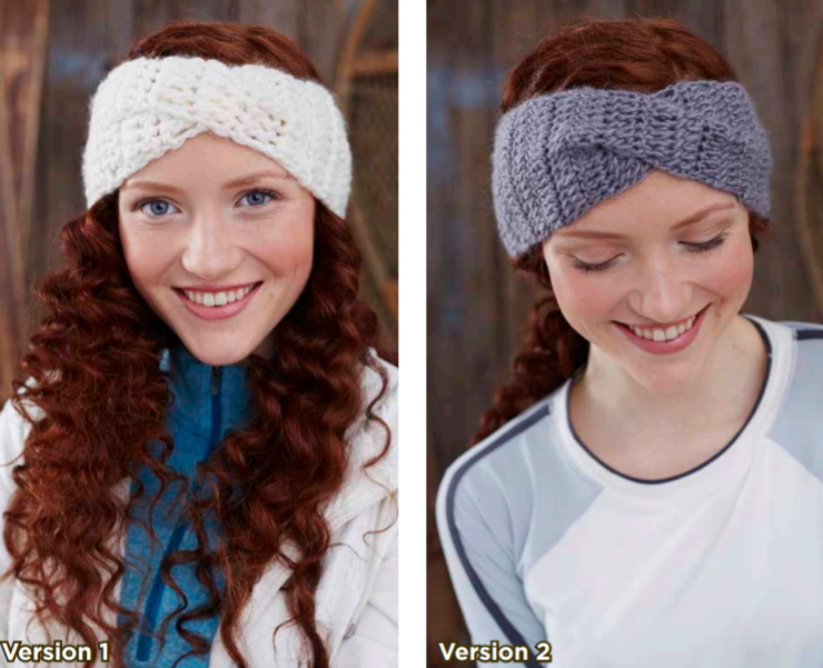 free twisted headband crochet pattern