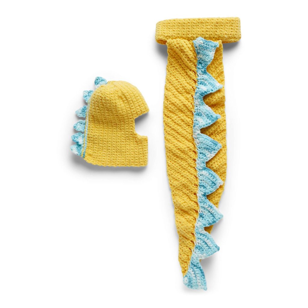 Free Crochet Dino Hat and Tail Patterns for Kids