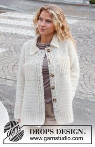 Free Crochet Pattern for a Ladies Collared Jacket