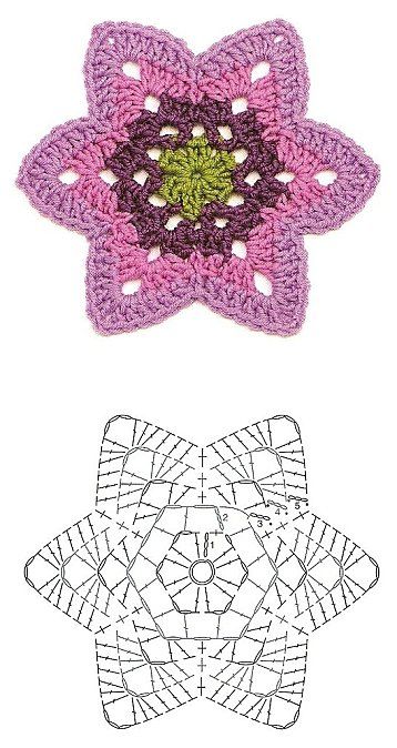 star motif crochet