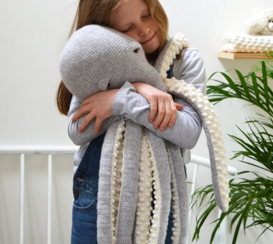 Crochet pattern for a big octopus