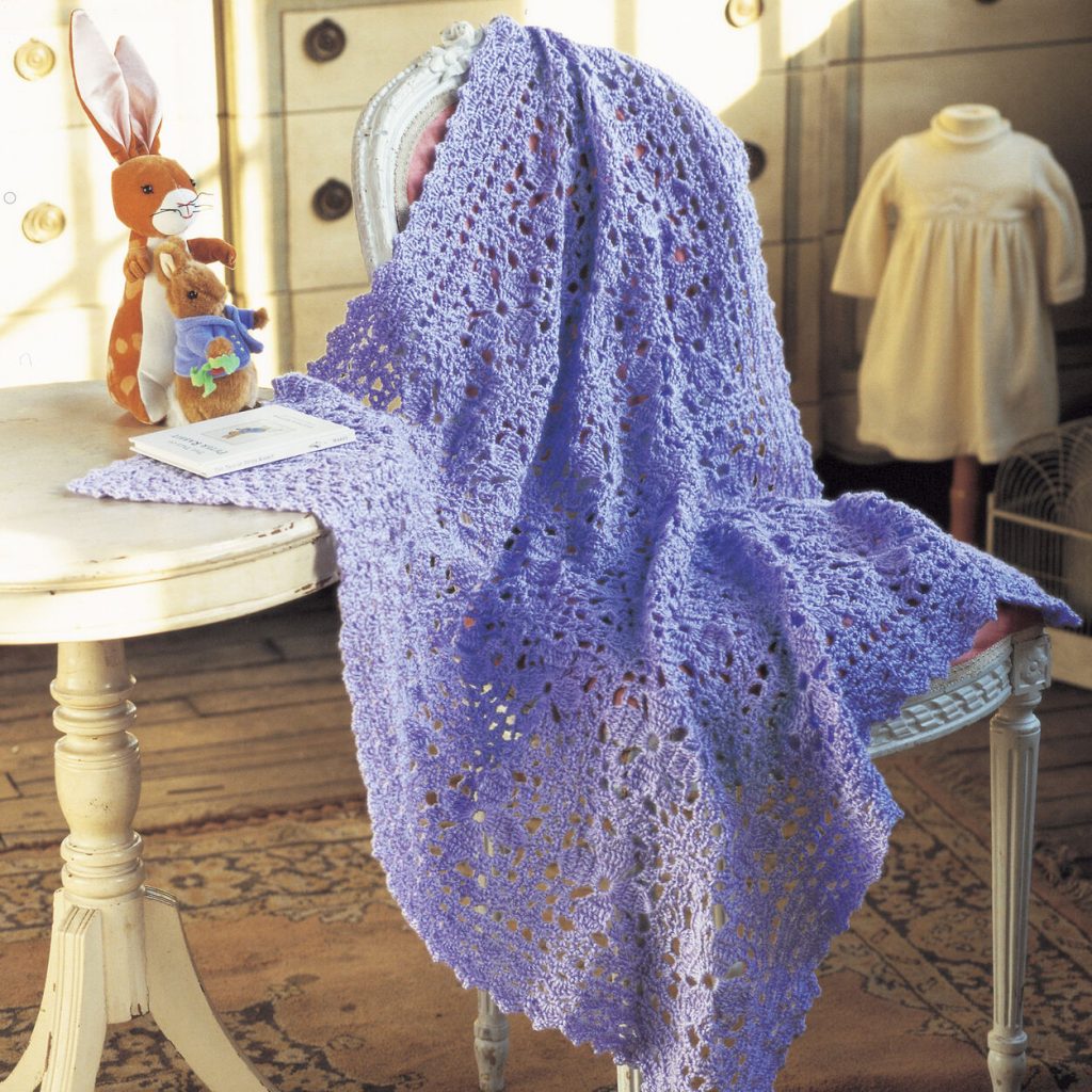 Free Crochet Pattern for a Lacy Blanket