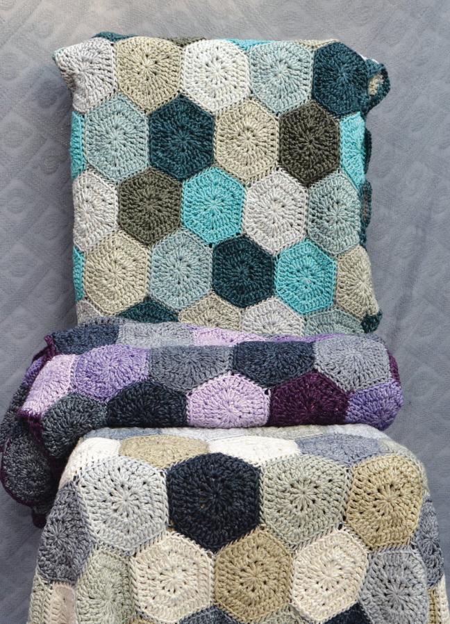 Tankwa Karoo Free Crochet Hexagon Blanket