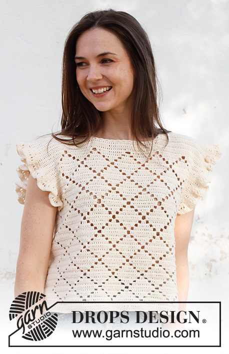 Free Crochet Tops for Ladies with lace and ruffles