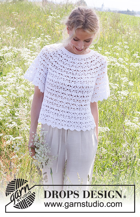 free crochet pattern for a spring top