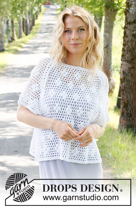 free crochet pattern for a top with bobbles