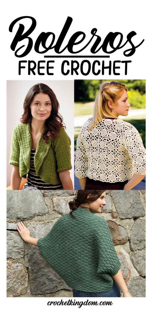 Free crochet bolero patterns