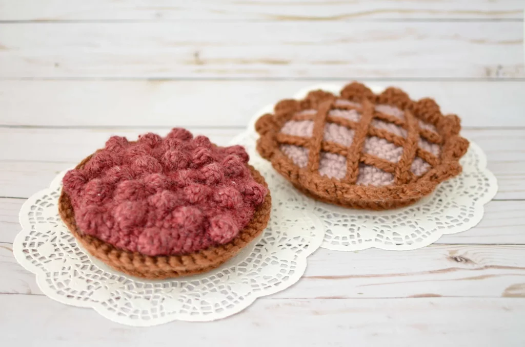 Free Crochet Pattern for Fruit Pies