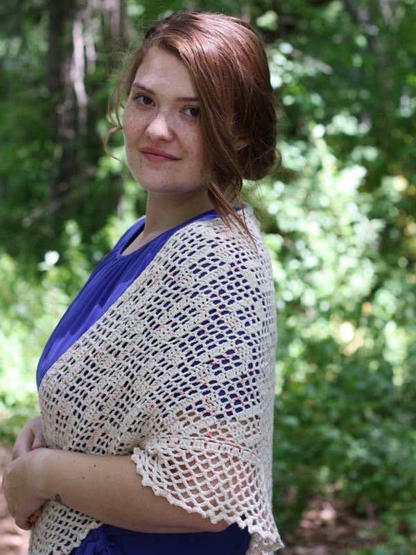 Free Crochet Pattern for a Squill Shawl