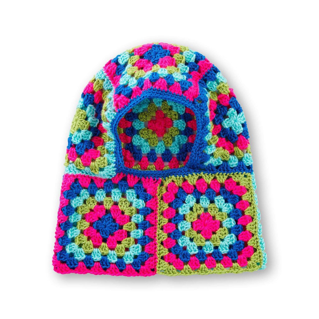 Free Crochet Pattern for Granny Square Balaclava