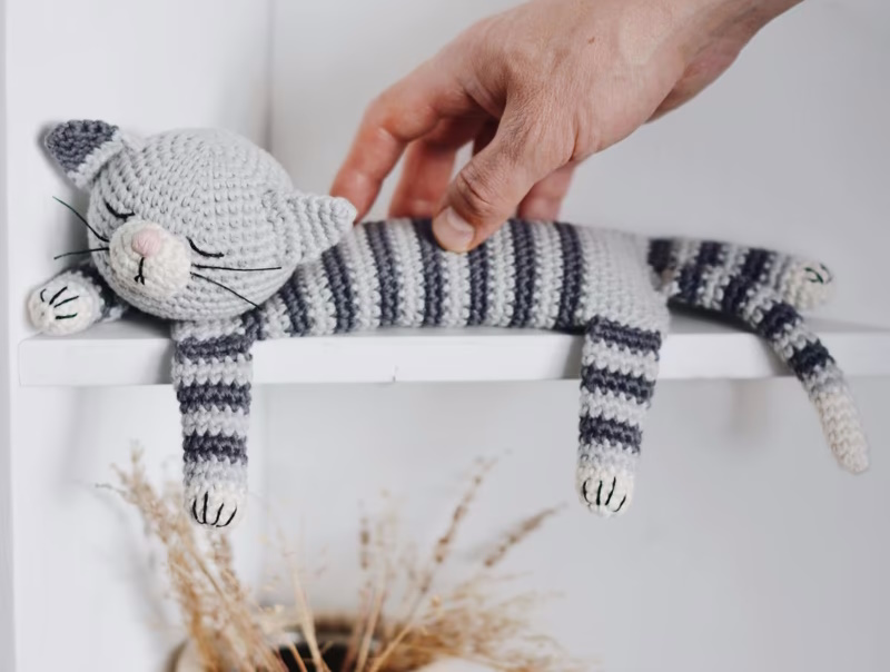 Sailor the Sleepy Cat Crochet Pattern