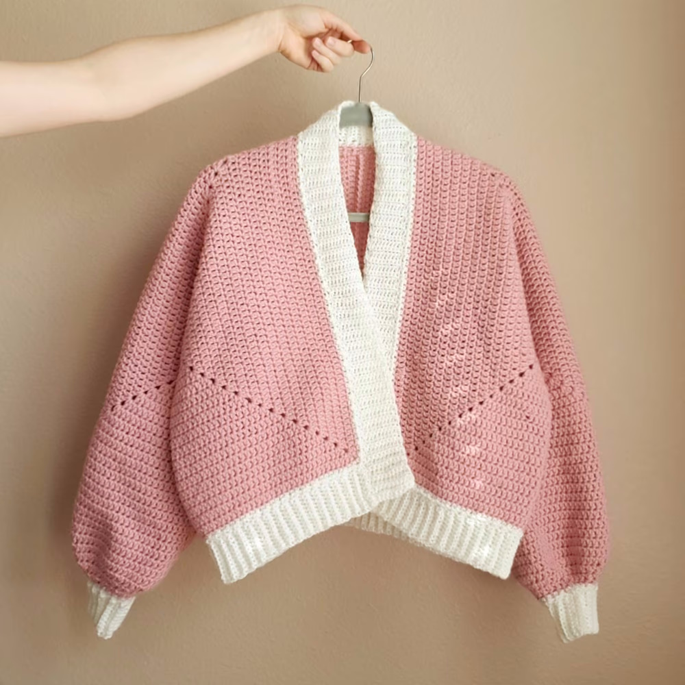 Simple Pretty Cardigan Crochet Pattern