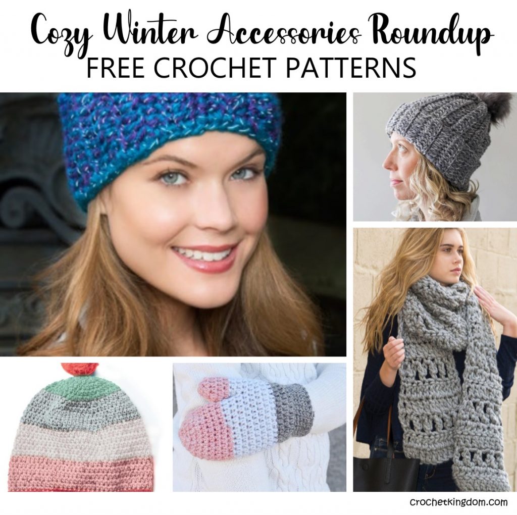 Cozy Winter Accessories Roundup free crochet patterns
