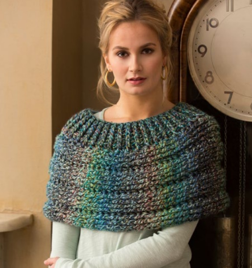 Cozy Winter Accessories Roundup shoulder cowl free pattern