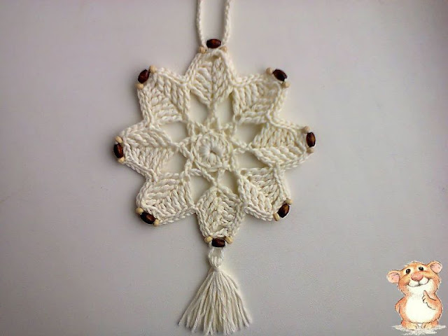 Crochet Snowflake + Free Pattern Step By Step + Diagram