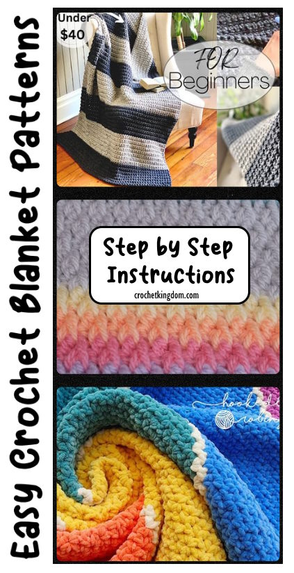 Easy Crochet Blanket Patterns with Step-by-Step