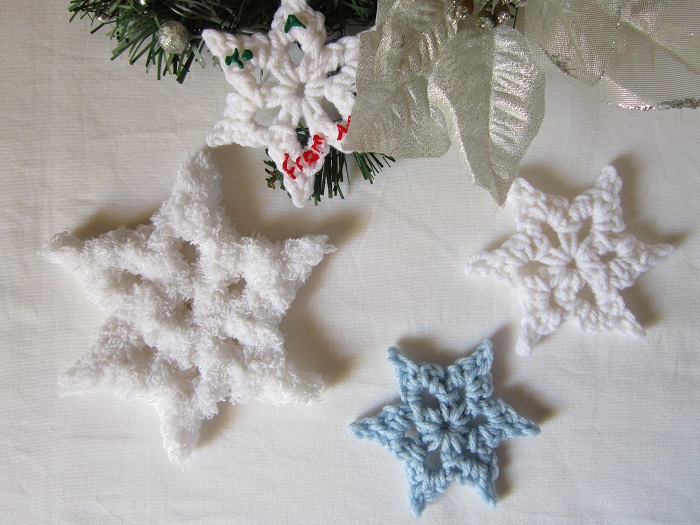Free and easy simple snowflake crochet pattern