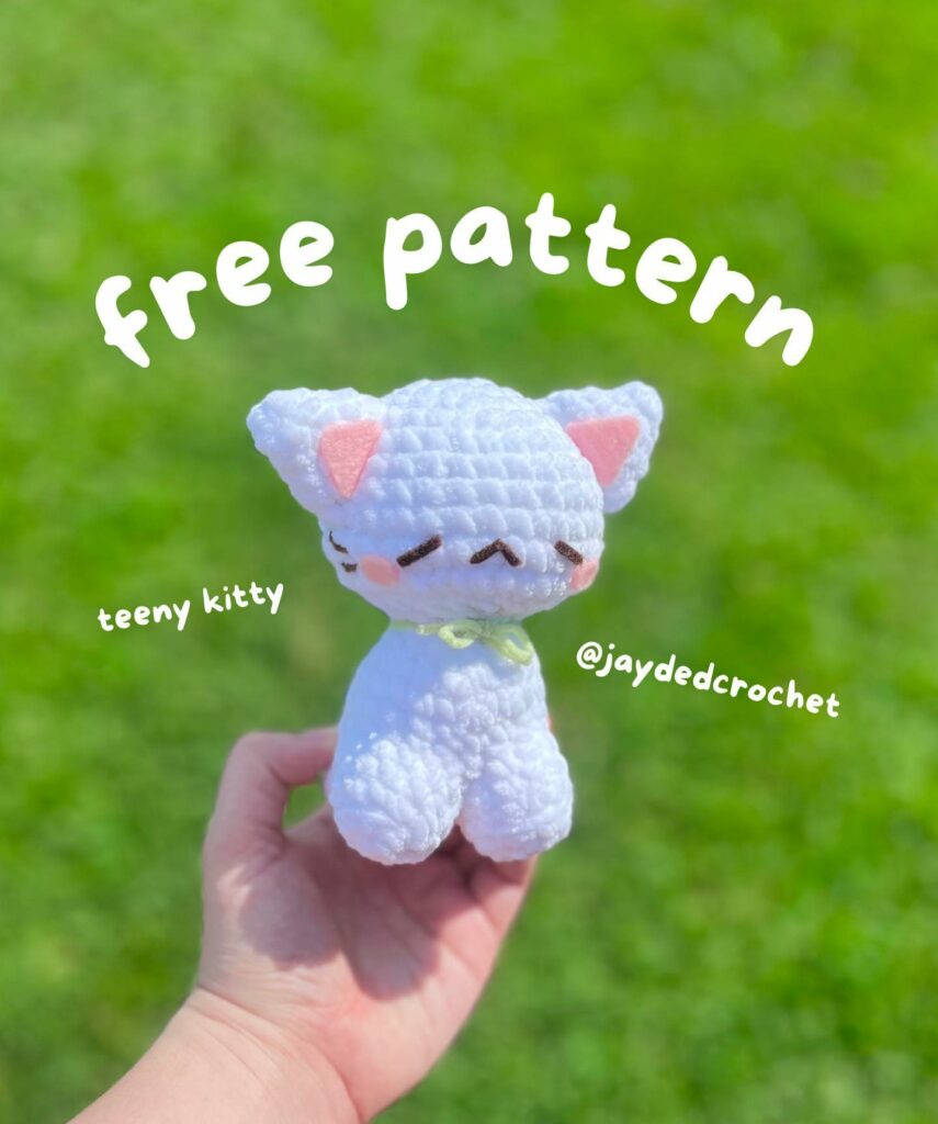 free crochet cat amigurumi pattern