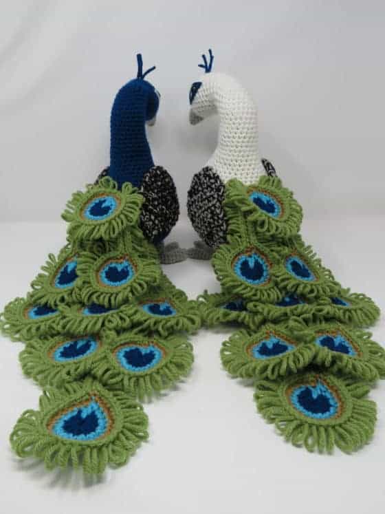 Regal the Peacock Free Crochet Bird Pattern