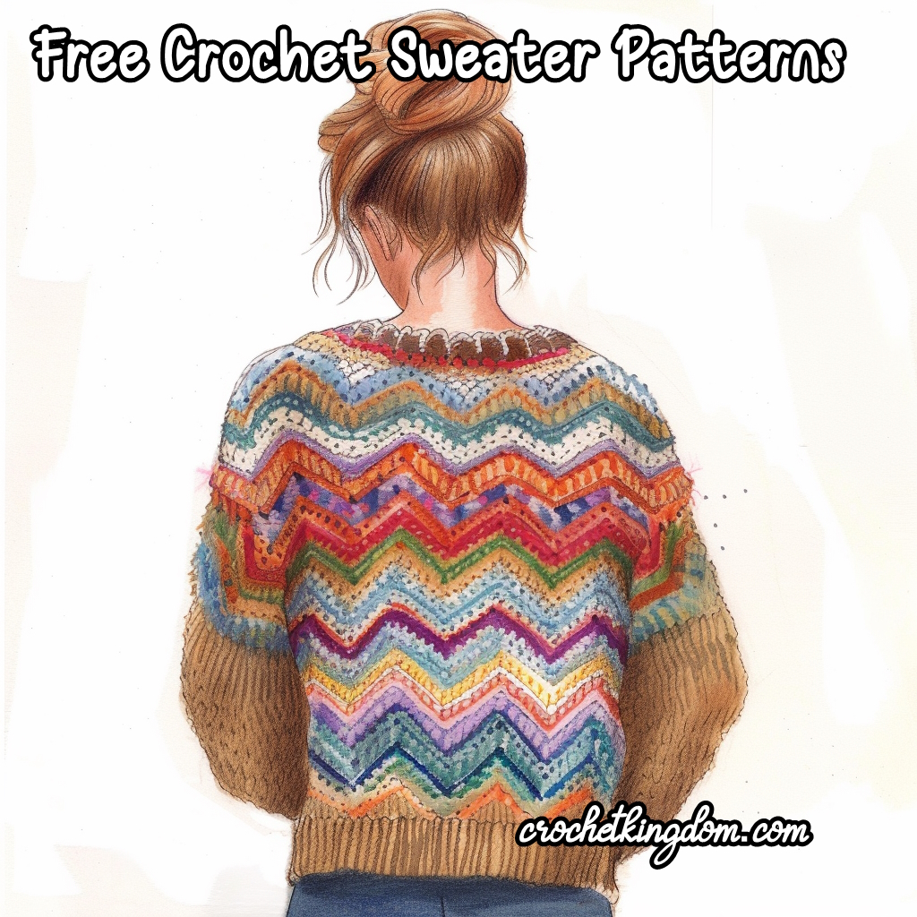 free crochet sweater patterns to download
