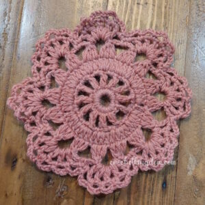 Mandala Lace Circle Crochet Pattern 7