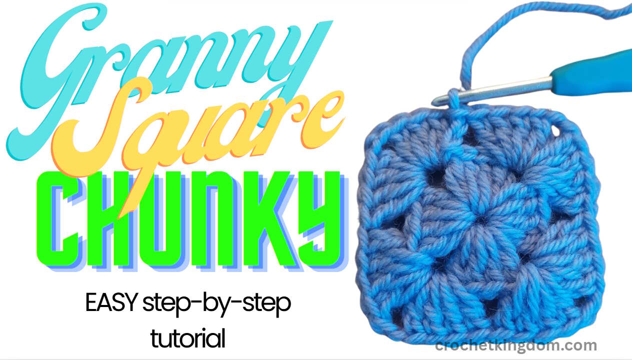 Traditional Granny Square with 4dc Clusters