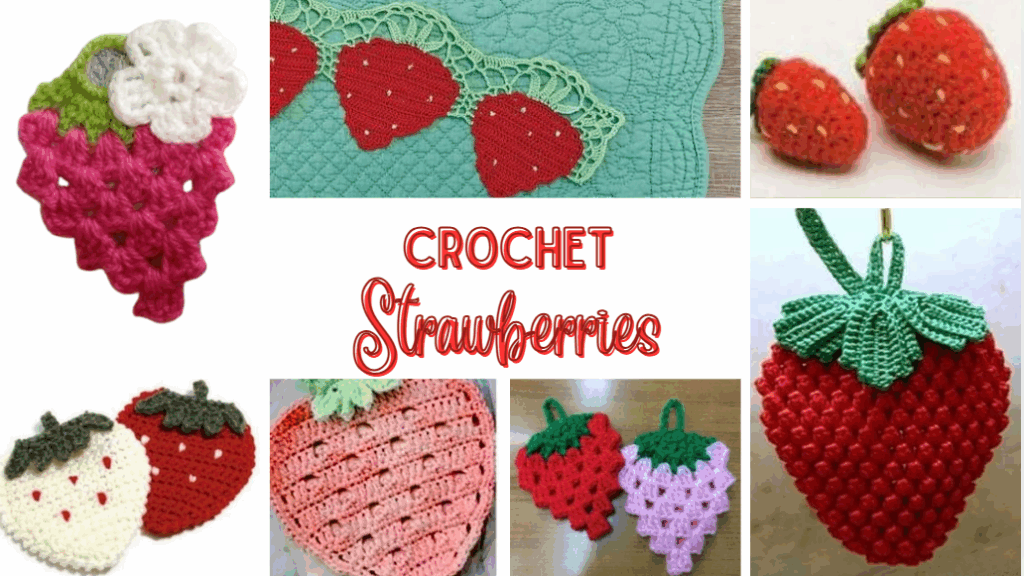 Crochet Strawberries Pattern Diagrams Collection