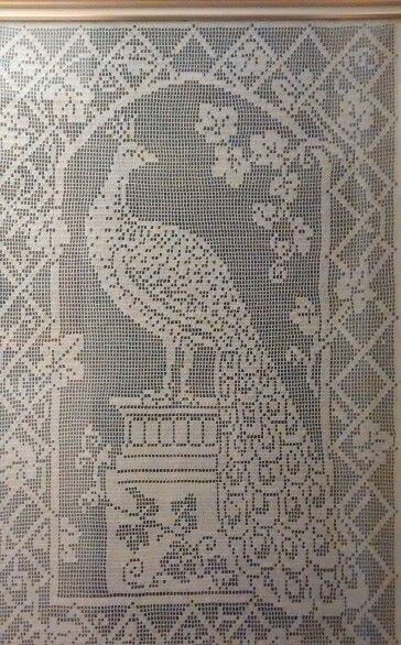 Filet Crochet Peacock Patterns