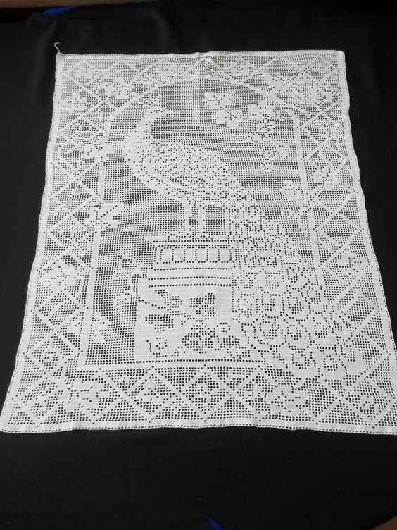 Filet Crochet Peacock Patterns