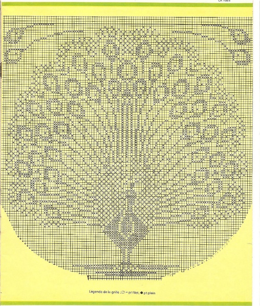 Filet Crochet Peacock Patterns