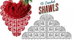 15 Beautiful Crochet Shawl Diagram Patterns You’ll Love (With Video)