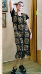 Arabesque Mosaic Crochet Dress Pattern