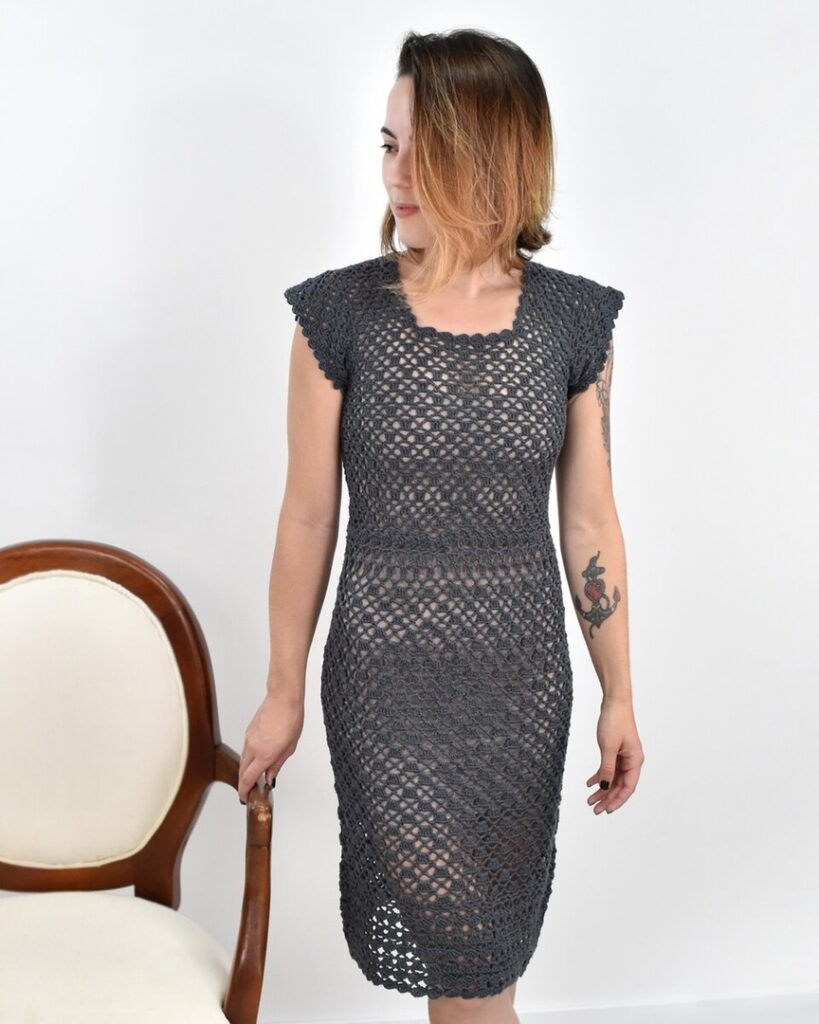 Crochet a Classic Little Black Dress - Pattern