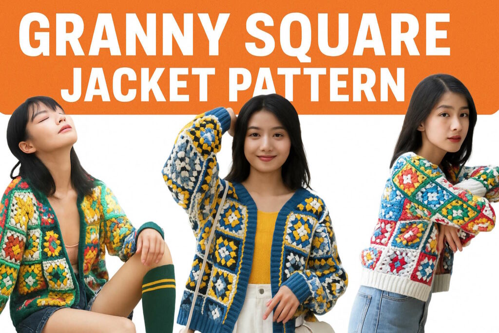 This Viral Granny Square Jacket Pattern is Shockingly Easy to Make!