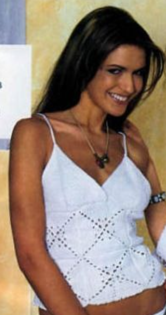 Lacy Crochet Top Pattern - Bustier Style