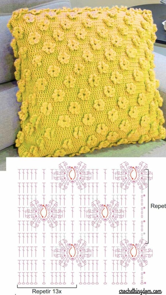 7 Crochet Pillow Patterns FREE - (Download PDF)