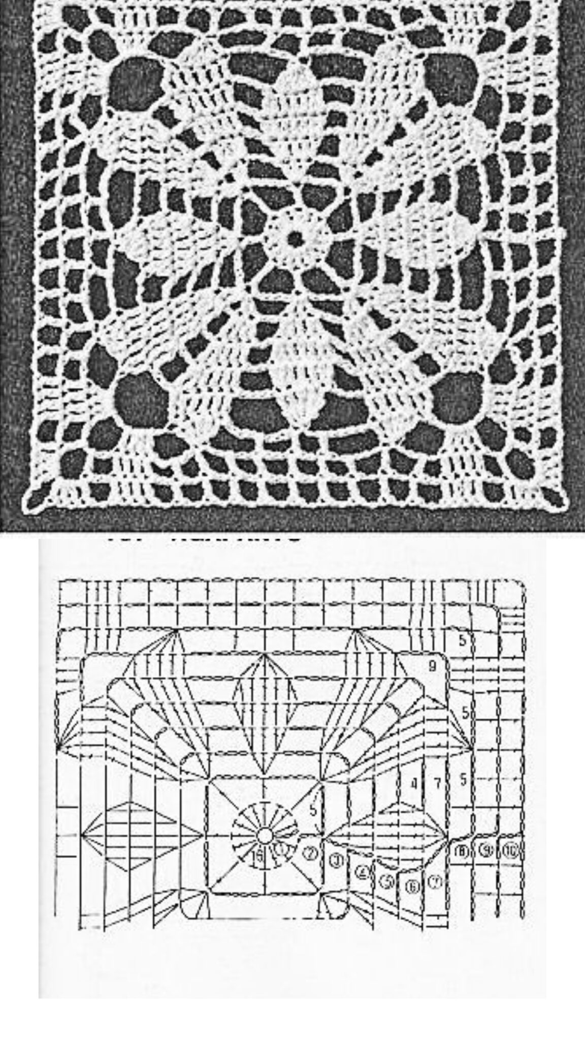 8 Lace Crochet Squares with Pattern Diagrams (PDF) ⋆ Crochet Kingdom
