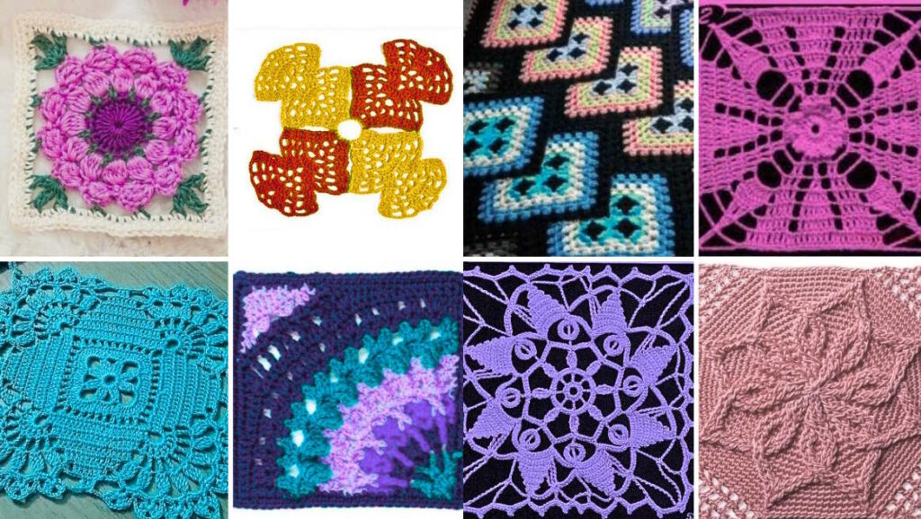 Unusual granny square crochet patterns free