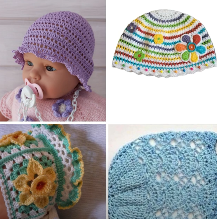 Free Crochet Baby Hat Patterns 0–3 Months | Simple & Easy Designs for 2025