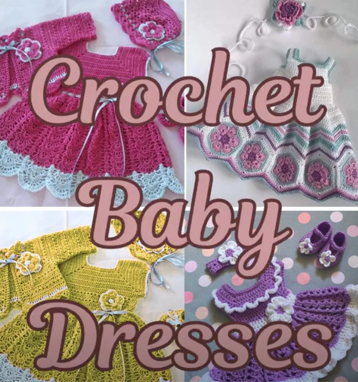 Crochet Baby Girl Frock Dresses – Latest New Designs 2025 | Free Inspiration for 0–3 Years