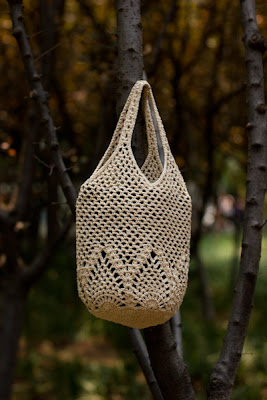 Pineapple Crochet Market Bag free pattern