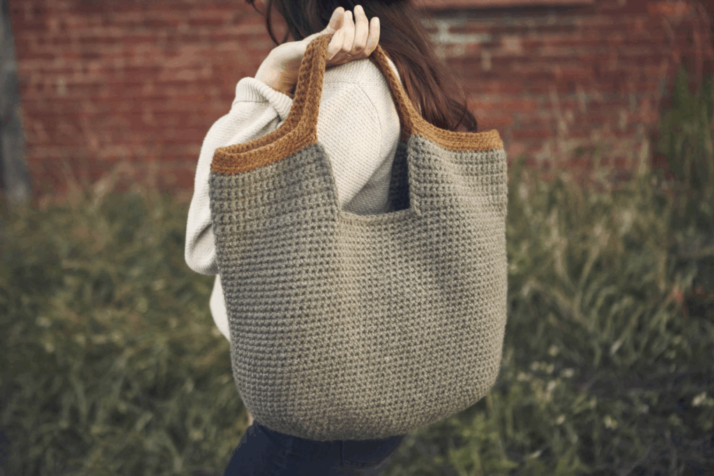 carryall tote bag free crochet bag pattern