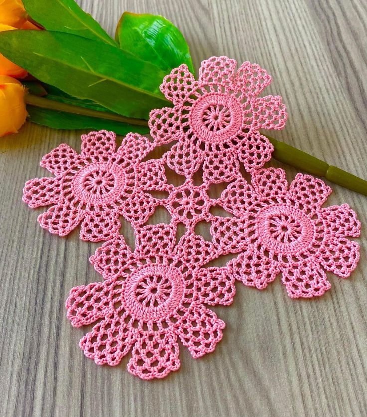 Flower Stole Crochet Pattern