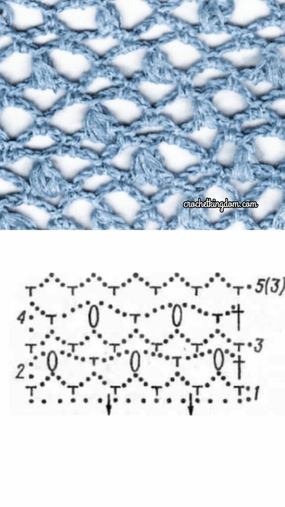 Diagonal Filet Mesh Crochet Tutorial