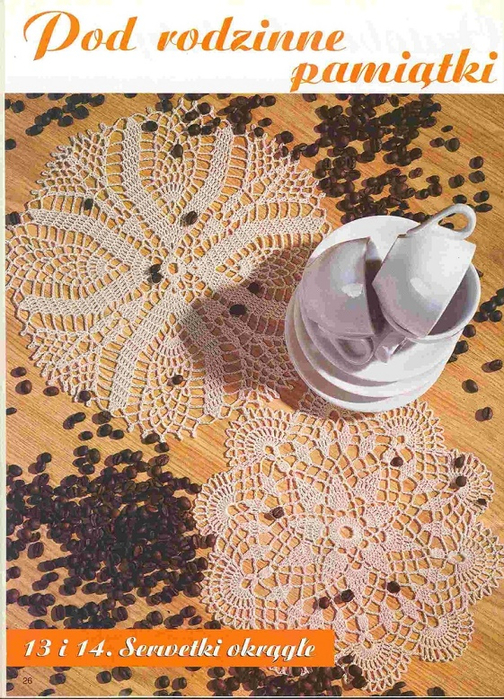 Crochet Doily Duo Written Pattern