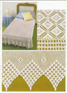 Lace Crochet Bedspread patterns 2