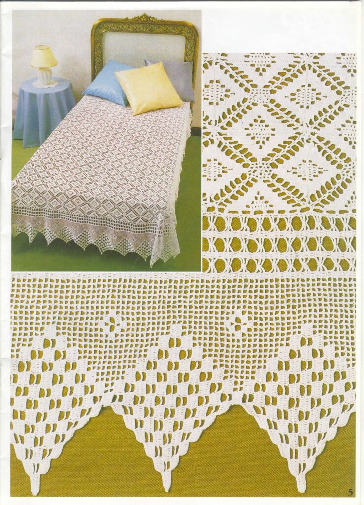 Lace Crochet Bedspread Patterns to Try