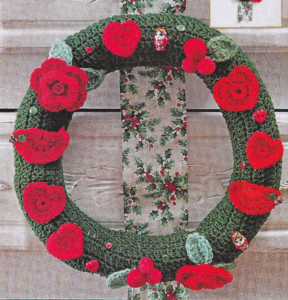 Easy Crochet Christmas Wreath Pattern