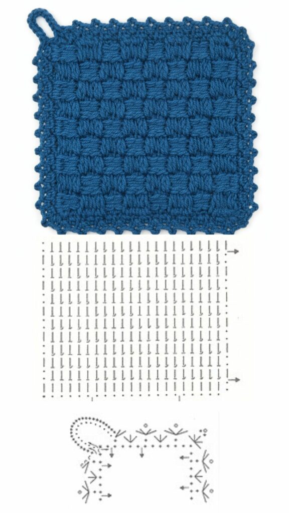 Crochet Dishcloth Free Pattern